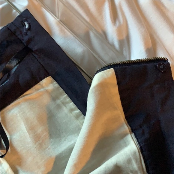 Floreat navy and cream Anthropologie skirt - Picture 7 of 8